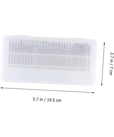 minkissy 1 Box Acrylic Nail File Drill Bit Cylinder Head Nail Art Kit Grinding Head for Nail Grinding Head Polisher Nail Care Polishing Drill Nail Goue Nail Drill To Rotate Manicure Suite - Buy Online on GoSupps.com