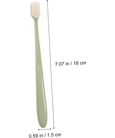 Housoutil 4-Piece Soft Toothbrush Set - Extra Soft Natural Bristles & Peppermint Candy Flavor - Ideal for Travel - Color-Sorted - Buy Online on GoSupps.com