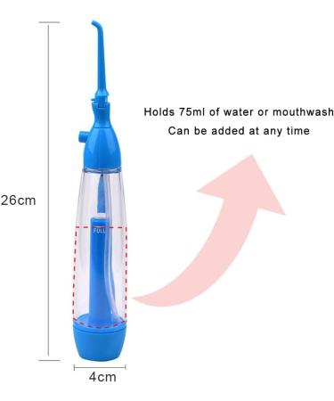 Portable Water Flosser for Effective Dental Hygiene - Jet Cleaning & Oral Irrigator for Teeth Mouth & Dentures - Buy Online on GoSupps.com