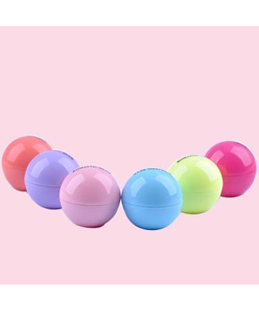 Thonlai lip balm 6 pcs nourishing sphere lip balm with fruit extracts and beeswax for hydrating and renewing dry lips (Colorful) - Buy Online on GoSupps.com