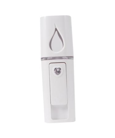 FOMIYES 1pc Mist Sprayer Portable Humidifiers Mini Face Spray Instruments Spray Meter Usb Face Steamer 10.5*3cm White