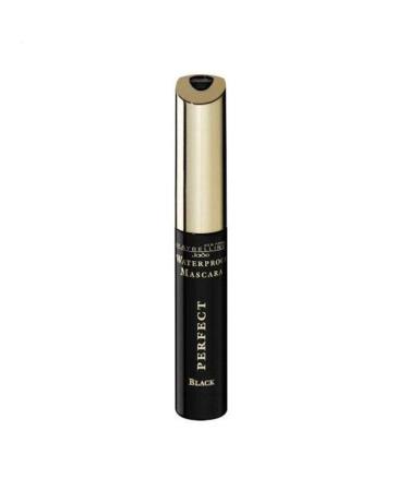 Maybelline New York Mascara Perfect Waterproof Schwarz 61 / mascara for long -lasting and compacted eyelashes dermatologically tested 1 x 10 ml