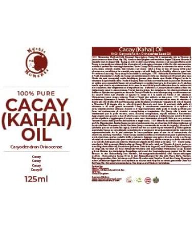 Mystic Moments Cacay Carrier Oil 125ml - Pure Natural Oil for Hair Face Nails Aromatherapy & Massage | Vegan GVO - Buy Online on GoSupps.com