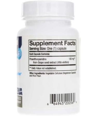 PROGENA - Grapeseed Extract 100mg (60 Capsules) - Buy Online on GoSupps.com