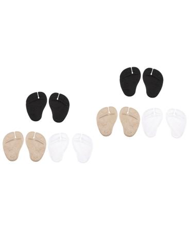 GLEAVI 6 Pairs Forefoot Pad Pinch Stickers Toe Protectors for Flip-Flops Anti Pad Heel Grips Slippers for Girls Baretrap Sandals for Women Sandals Toe Protectors Gel Pattern