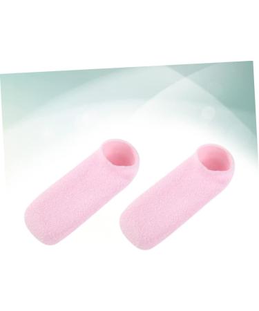 Beaupretty 1 Pair Women s Slippers Wicking Socks Silicone Gel Pantumblas De Mujer Silk Socks Replacement Heels for Boots Foot Moisturizing Socks Pink Miss Invisible Socks Non-Slip 22.5*8cm - Buy Online on GoSupps.com