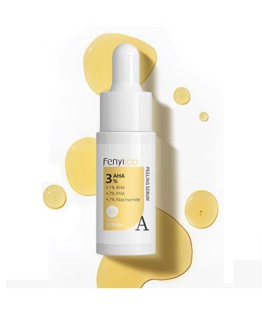 AKARY The Ordinary Peeling Solution Face Serum AHA 3% + 2% PHA + 1% BHA Gentle Facial Serum Smoothing Exfoliating Serum for Face Blemishes and Acne Improve The Look Of Skin Texture Peeling Serum