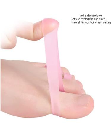 Silicone Toe Spacers - 5 Pack for Yoga, Bunion Relief, and Overlapping Toes | Toe Separator Gel Stretchers for Pain Relief and Corrective Alignment - Color B, Size AB - Buy Online on GoSupps.com