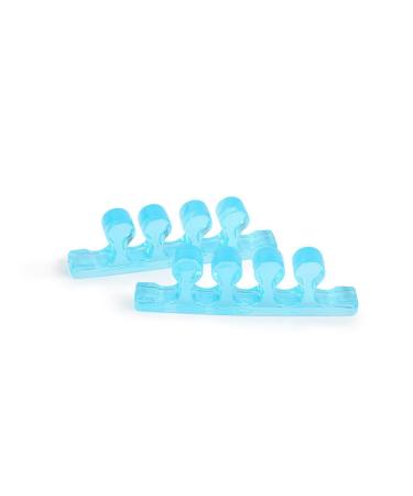 Splitter 1 Pair Silicone Gel Splitter Straightener Shoe Pad Gel Stretcher Separator Gel Stretcher & Separator Orthotics Splitter Blue Men and Women Dilator Shoe Filler