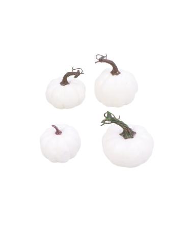 Abaodam 12pcs Graffiti Halloween Party DIY Pumpkin Props White Artificial Supplies White Size 2