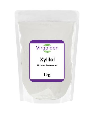 Xylitol Sweetener 1kg Natural Sweetener Sugar Substitute Gluten Free Keto Friendly Non-GMO by Virgolden