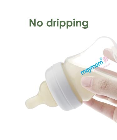Maymom Silicone Nipple Slow Flow 4pc - Compatible with Spectra/Motif Luna/Widemouth Bottles - Buy Online on GoSupps.com