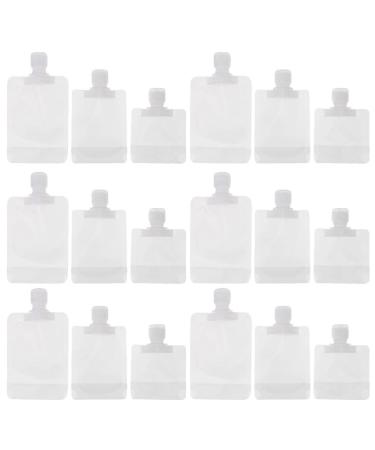 Beaupretty 1 Set Flap Lotion Bag Refillable Travel Pouches Toiletry Cosmetic Containers Liquid Pouch Travel Make up Bag Travel Pouches for Toiletries Liquid Clamshell Funnel The Pet Filling