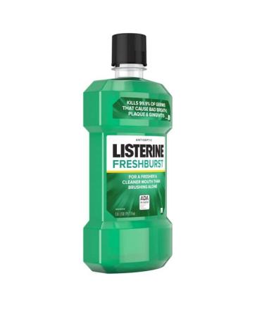 Listerine FreshBurst Antiseptic Mouthwash 2-Pack - 1.5L Each - Buy Online on GoSupps.com