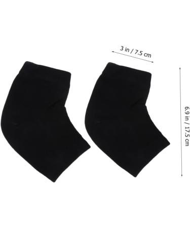 FRCOLOR 2 Pairs Socks Cracked Heel Moisturizing Heel Silicone Heel Sleeve Moisturizing Plantar Sleeve Moisturising Heel Sock Heel Cushion Men and Women Foot Gel Set - Buy Online on GoSupps.com