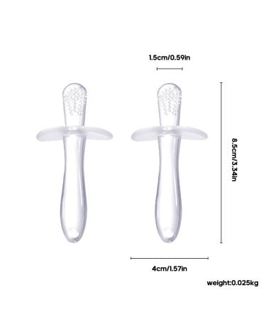 Buy LuLiyLdJ 2pcs Silicone Teething Toy Brush for Baby | Safe Nursing Tool & Teether | International Shipping Available - Buy Online on GoSupps.com