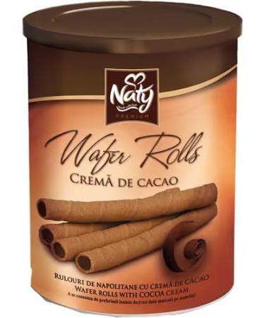 Naty Premium Wafers Rolls Cr me de Cacao Gaufres petits pains cr me au cacao 6 x 400 g + Italian Gourmet Pulp 400 g - Buy Online on GoSupps.com