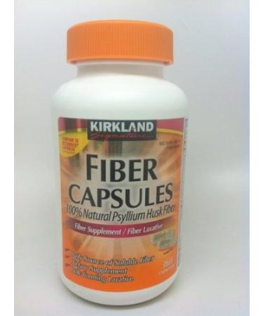 Fiber Capsules Kirkland Therapy for Regularity/Fiber Supplement - Compare to the Active Ingredient in Metamucil Capsules