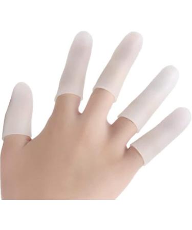 Gel Finger Cots - Finger Protector Sleeves for Trigger Finger Hand Eczema & Cracked Skin | Skin Tone Options Available - Shop Internationally - Buy Online on GoSupps.com