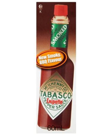 Tabasco Chipotle Pepper Sauce 60ml (Pack of 3)