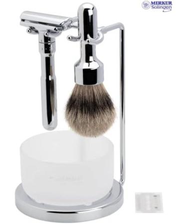 Mercury Futur 751 Razor Set - Adjustable Blade Wet Shaving | Gloss Chrome Finish | Premium Quality | Made in Germany - Buy Online on GoSupps.com