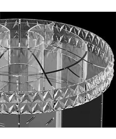 360 Rotating Makeup Organizer | Large Capacity Beauty Organizer with 8 Layers and Detachable Shelves | Clear Cosmetic Storage Display Case for Bedroom Dresser or Vanity Countertop - Buy Online on GoSupps.com