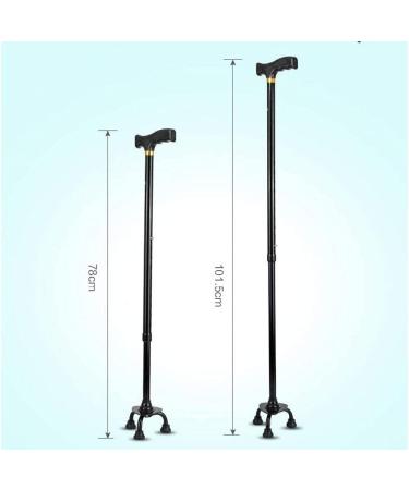 Canes Walking Stick Walking Stick Elderly Crutches Three Feet Non Slip Cane Telescopic Height Adjustable Household Crutches Run forward - Buy Online on GoSupps.com