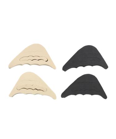 FRCOLOR 2 Pairs Pad for Women Forefoot Insoles High Heel Shoe Pads Cushion Toe Pad Inserts for Shoes Heel Pads for Shoes That are Too Big Womens Heels Closed Toe Floor Mat Miss Adjustable