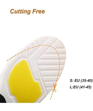 Buy Orthopedic Insoles for Flat Feet | Arch Support & Heel Pain Relief | PU Sport Running Insoles (Small) - International Shipping Available - Buy Online on GoSupps.com