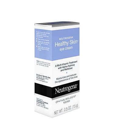 Neutrogena Healthy Skin Anti-Wrinkle Eye Cream 0.5 oz | Vitamin A & B5, AHA | Firming Under-Eye Cream for Fine Lines - Buy Online on GoSupps.com