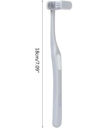 Six-Sided Bristles Toothbrush for Sensitive Teeth & Gums - Gray | Optimal Oral Care for Adults - Buy Online on GoSupps.com