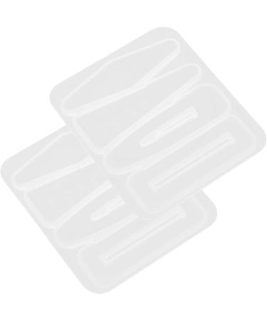 STOBOK 10 Pcs Hairpin Silicone Mold Resin Tray Molds Keychain Resin Mold Crystal Template Girl - Buy Online on GoSupps.com