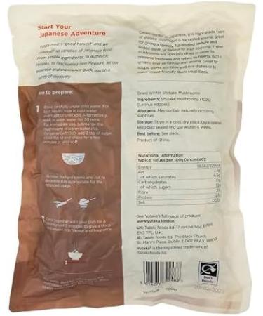 Yutaka Dried Shiitake Mushroom 4-6cm 500g - Buy Online on GoSupps.com