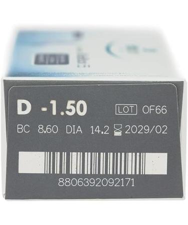 BlueBlock 55 Daily Contact Lenses - 5 Pack BC 8.6 mm DIA 14.2 mm +0.25 Diopters International Shipping - Buy Online on GoSupps.com