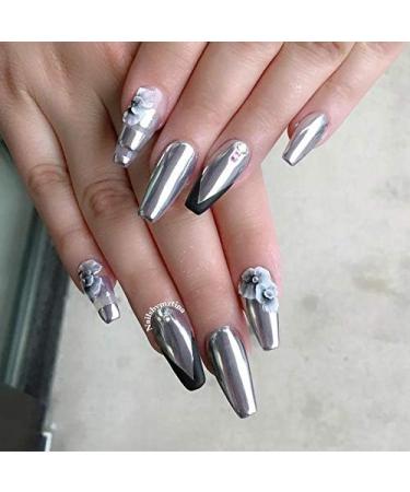 Daily Charme Silver Chrome Nail Powder - 2g | Mirror Finish - Buy Online on GoSupps.com
