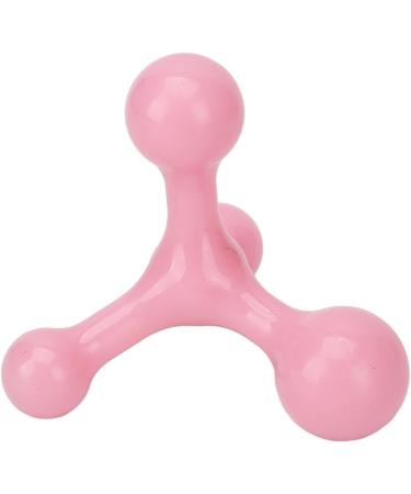 4-Ball Mini Hand Massager - Ergonomic Triangular Design for Reduced Pain Lightweight & Easy to Use - Perfect for Neck Relief - Durable Pink Plastic - Buy Online on GoSupps.com