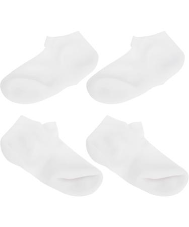 Verdant Touch Elastic Foot Care Socks Moisturizing Exfoliating Foot Skin Care Socks 2 Pairs White Size S (33-35) - Buy Online on GoSupps.com