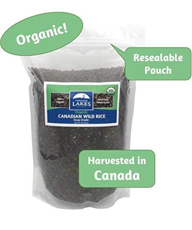 Organic Canadian Wild Rice - 5 lbs | Soup Grade | 100% Wild Harvested - Buy Online on GoSupps.com