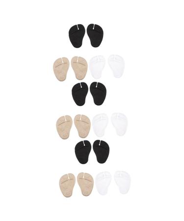 FRCOLOR 9 Pairs Forefoot Pad Pinch Stickers Teal Sandals for Women Dressy High Heel Sandals Anti- Metatarsal Pads Sandals with Support for Women Slippers for Girls Gel Insole Non-Slip