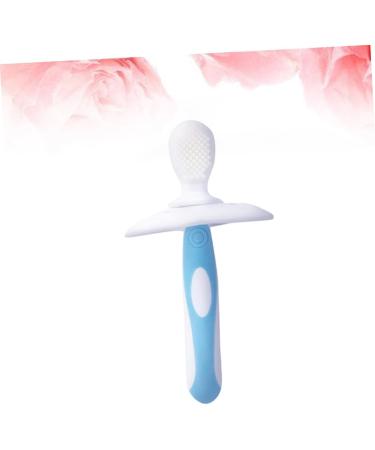 Buy Healvian Baby Training Toothbrush - Soft Silicone First Toothbrush for Toddlers & Newborns with Lid - Blue (1 Pack) - Ideal for Gentle Oral Care - Buy Online on GoSupps.com
