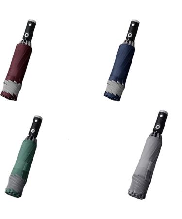 SUDNJIALQ Automatic Umbrella 3-folding with Light Universal Portable Wind-proof Fashion Rain Umbrellas Rain-proof Supply Outdoor Blue - Buy Online on GoSupps.com