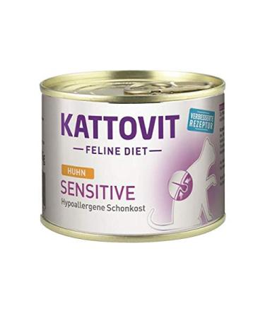 Kattovit Feline Diet Sensitive Chicken 12x185g Sensitive Chicken 185 g (Pack of 12)