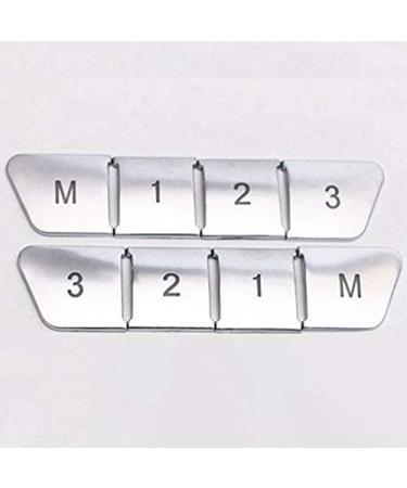 Adjust Memory 1 2 Button Cover Sitckers for GLA CLA ML C E - Buy Online on GoSupps.com