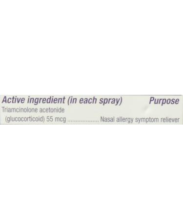 Nasacort Allergy 24HR Nasal Spray 120 Sprays 0.57 fl. oz. - Non-Drowsy & Alcohol-Free for Adults - Buy Online on GoSupps.com