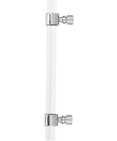 Crystal Acrylic Handle Transparent Easy to Install Drawer Pull Handle for Cabinets Drawers Dressers (B01277S Hole Pitch 128-bright Silver) - Buy Online on GoSupps.com