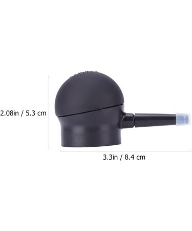 MUSISALY 1pc Silicone Nozzle Hairdressing Sprayer Hair Fibers Pump Powder Spray Bottle Plastic Abs Black - Buy Online on GoSupps.com