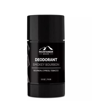 Natural Aluminum-Free Deodorant Stick by Mountaineer Brand | Stay Fresh With Nontoxic Ingredients | 2.5 oz (Smokey Bourbon)