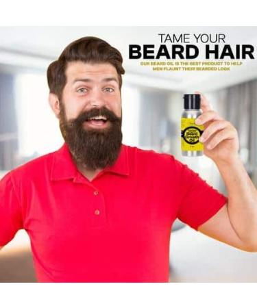 Premium Organic Beard Growth Oil - Nourishing Serum with Natural Ingredients for Boosted Beard Growth | 2 oz - Buy Online on GoSupps.com