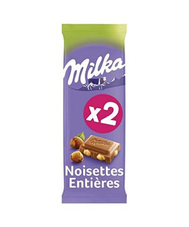 Epicerie sucr e MILKA - Milk Chocolate with Hazelnuts 200g - Pack of 3