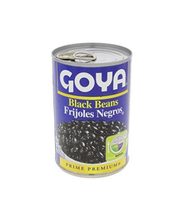 Goya Black Beans 15.5oz - Frijoles Negros (Pack of 12)